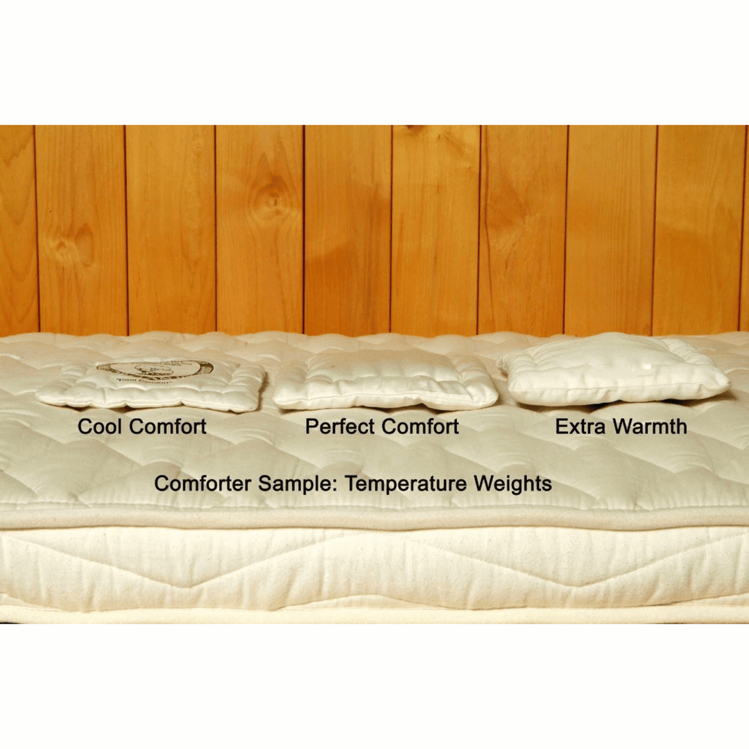 Holy Lamb Organics Wool Comforter King Certified Organic 108"x92" Extra Warmth - POWER FIT SHOP — Powering Preparedness, Health &amp; Home