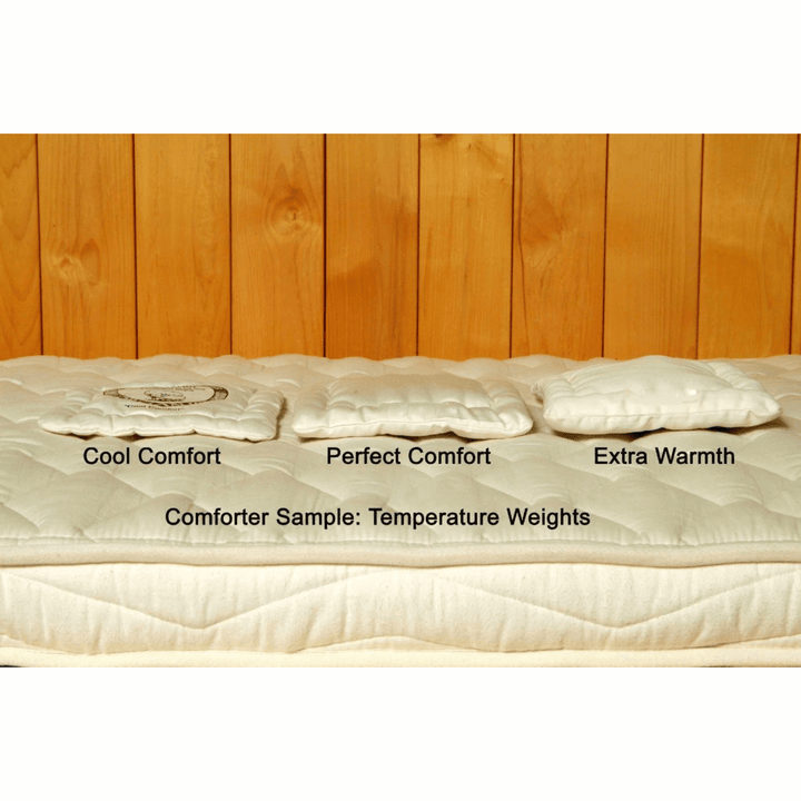 Holy Lamb Organics Wool Comforter King Certified Organic 108"x92" Extra Warmth - POWER FIT SHOP — Powering Preparedness, Health &amp; Home