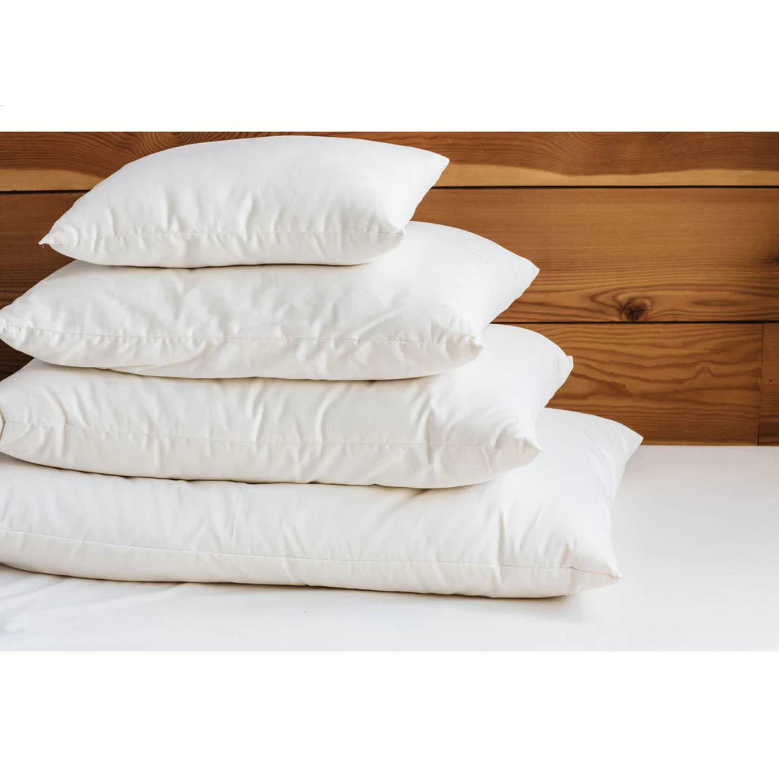 Holy Lamb Organics Bed Pillows Eco Wool - filled Regular Euro 26" x 26" - POWER FIT SHOP — Powering Preparedness, Health & Home