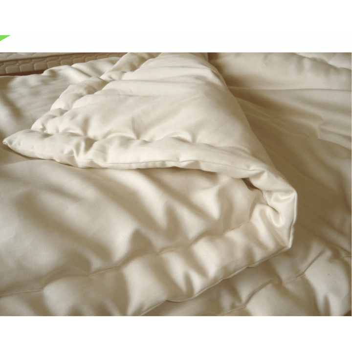 Holy Lamb Organics Wool Comforter King Certified Organic 108"x92" Extra Warmth - POWER FIT SHOP — Powering Preparedness, Health &amp; Home