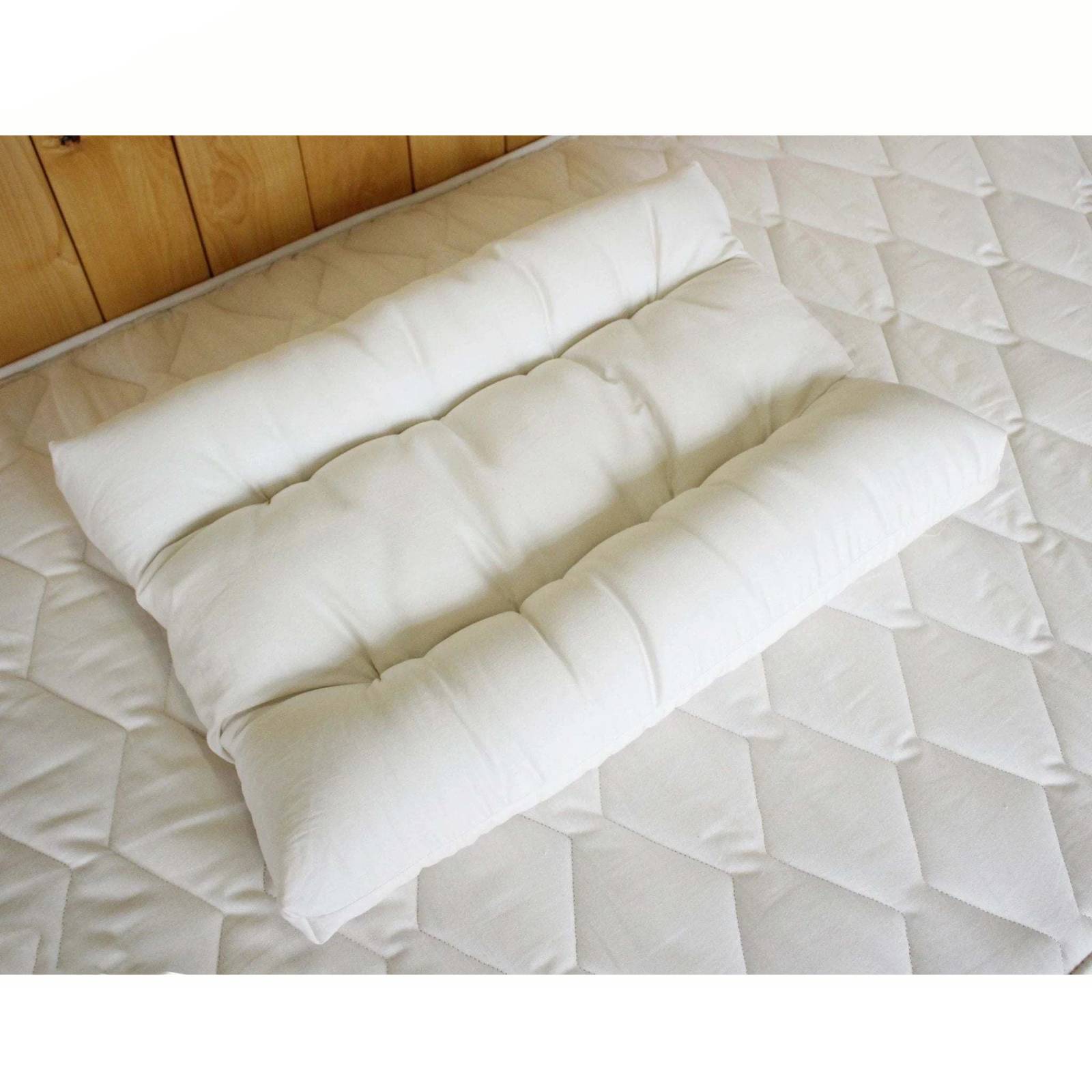 Holy Lamb Organics Neck Pillow Natural Eco - Wool Orthopedic 20" x 24" - POWER FIT SHOP — Powering Preparedness, Health & Home