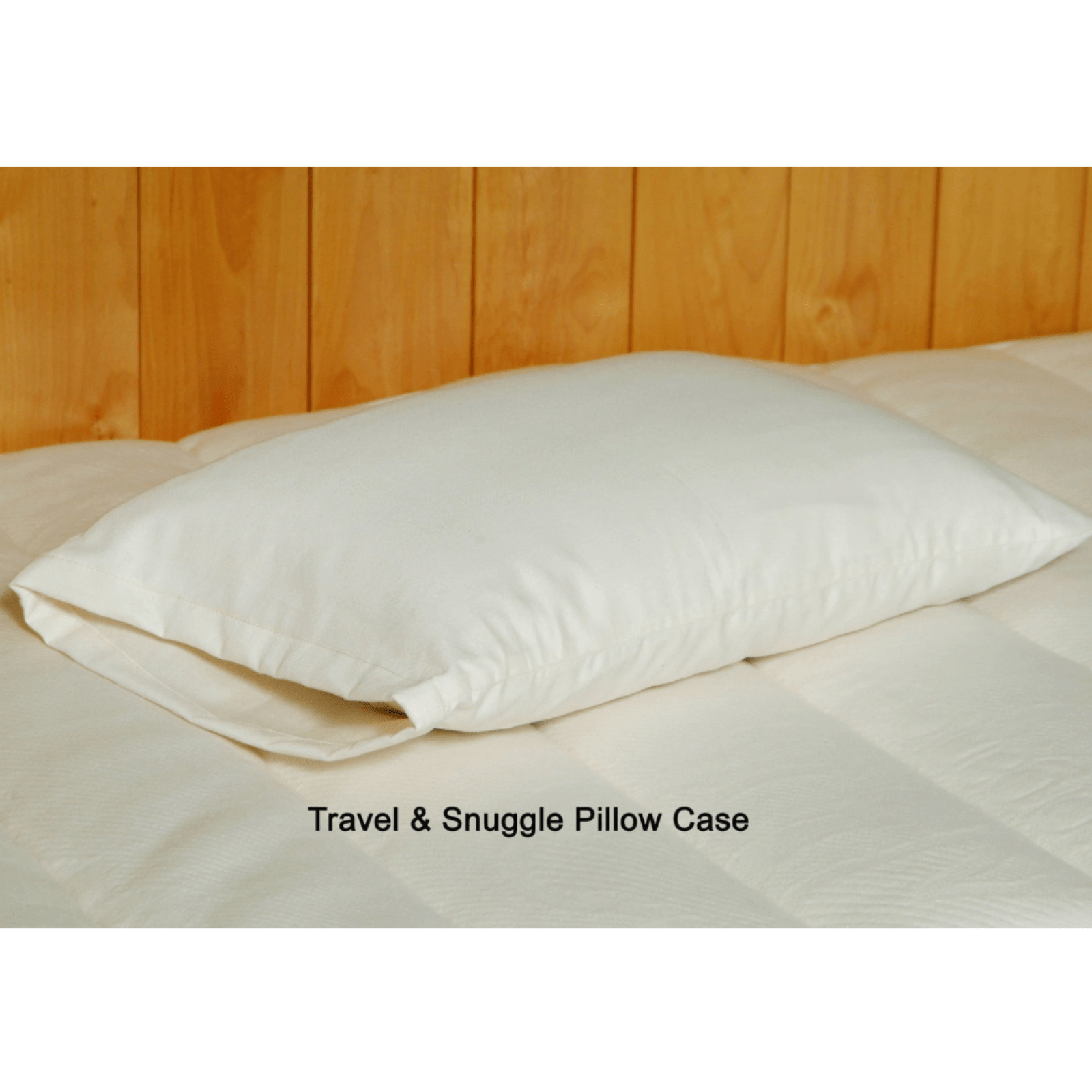 Holy Lamb Organics travel and snuggle pillow case in open-ended design, 14.5 x 19 inches, soft and cozy fabric perfect for comfort.