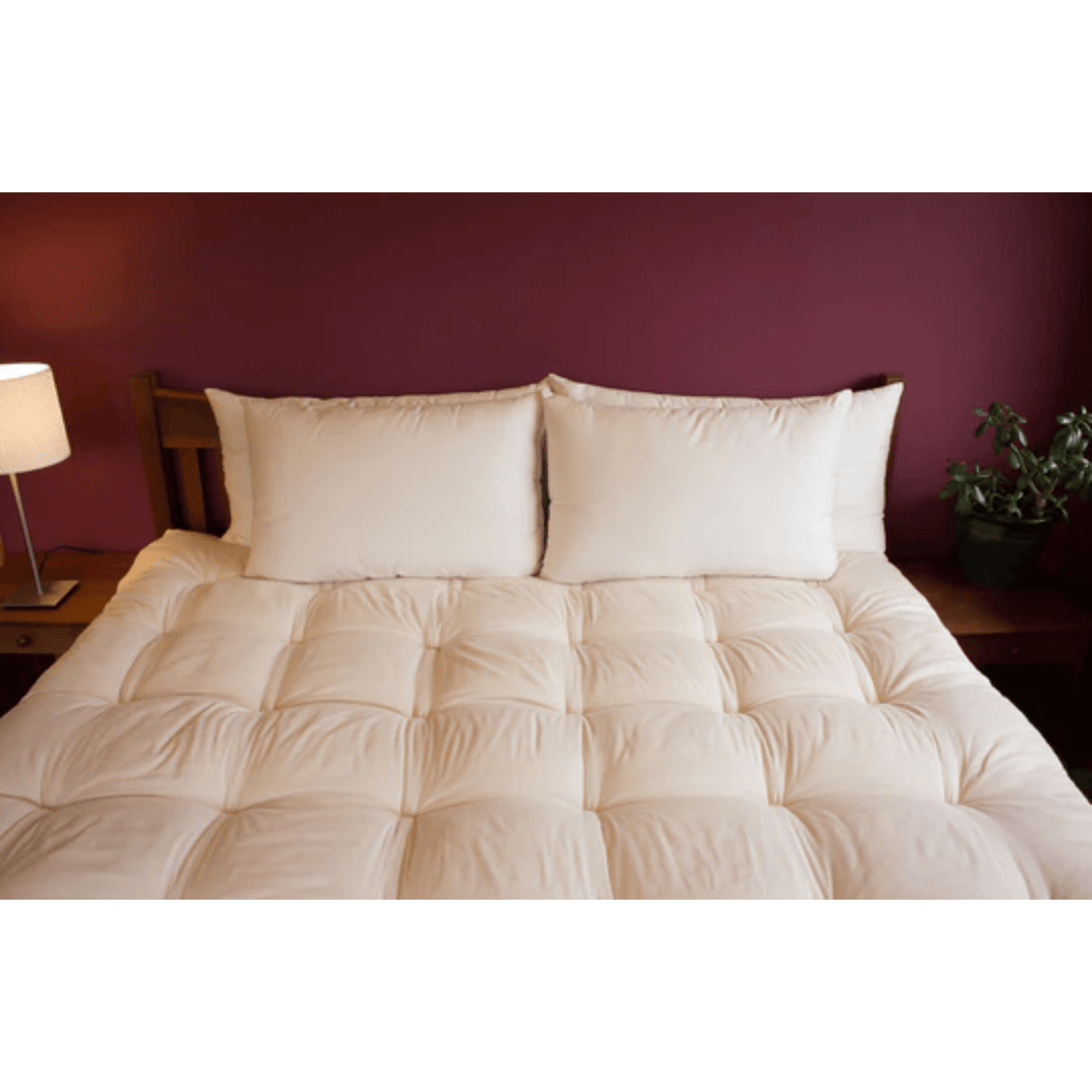 Holy Lamb Organic Wool Bed Pillows Queen Size Regular 20" x 30" - POWER FIT SHOP — Powering Preparedness, Health &amp; Home