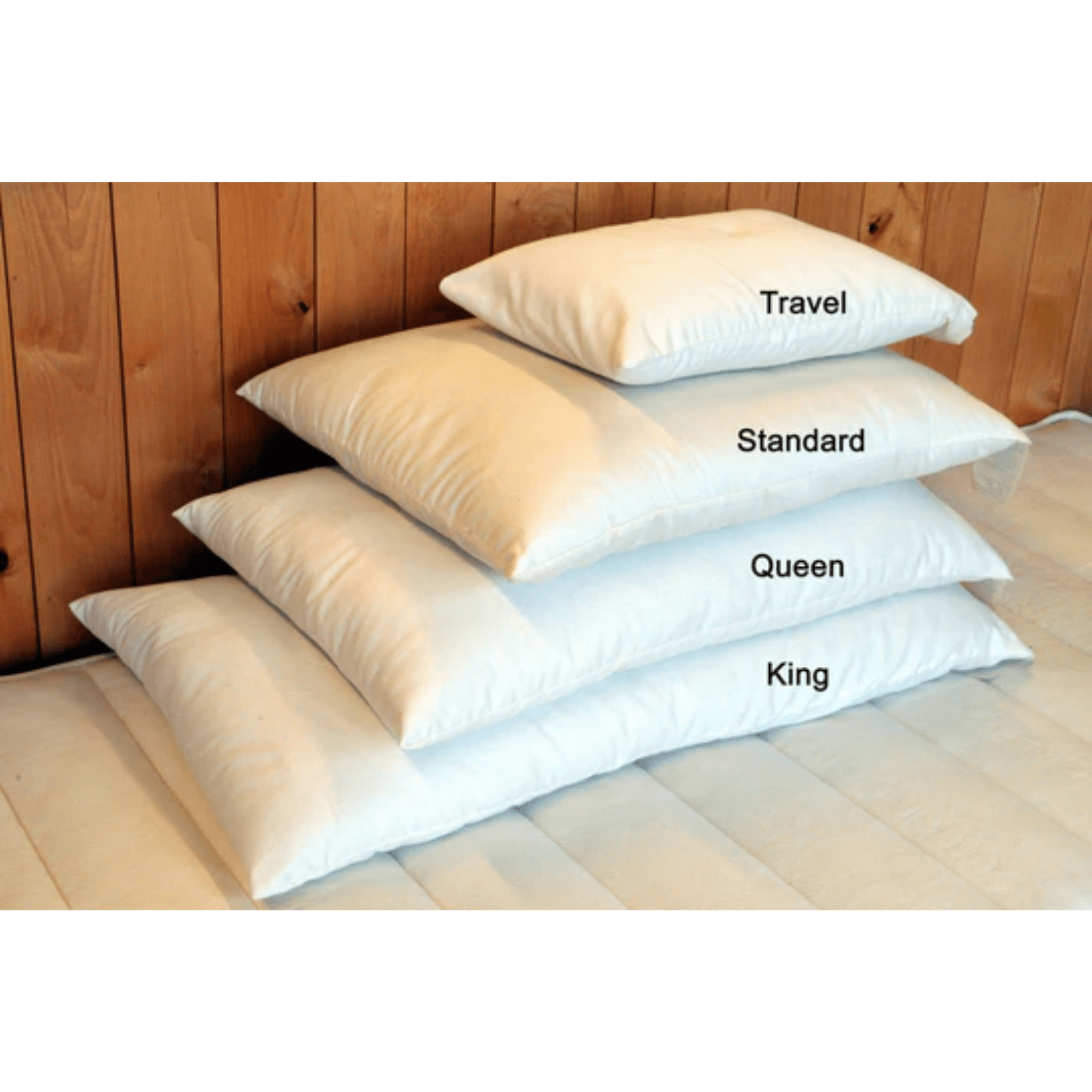 Holy Lamb Organic Wool Bed Pillows Queen Size Regular 20" x 30" - POWER FIT SHOP — Powering Preparedness, Health & Home