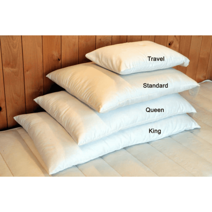 Holy Lamb Organic Wool Bed Pillows Queen Size Regular 20" x 30" - POWER FIT SHOP — Powering Preparedness, Health &amp; Home
