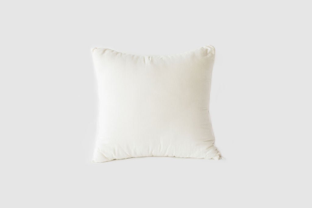King size Holy Lamb Organics wool-filled bed pillow with extra thickness, measuring 20x36 inches, showing soft, natural wool filling