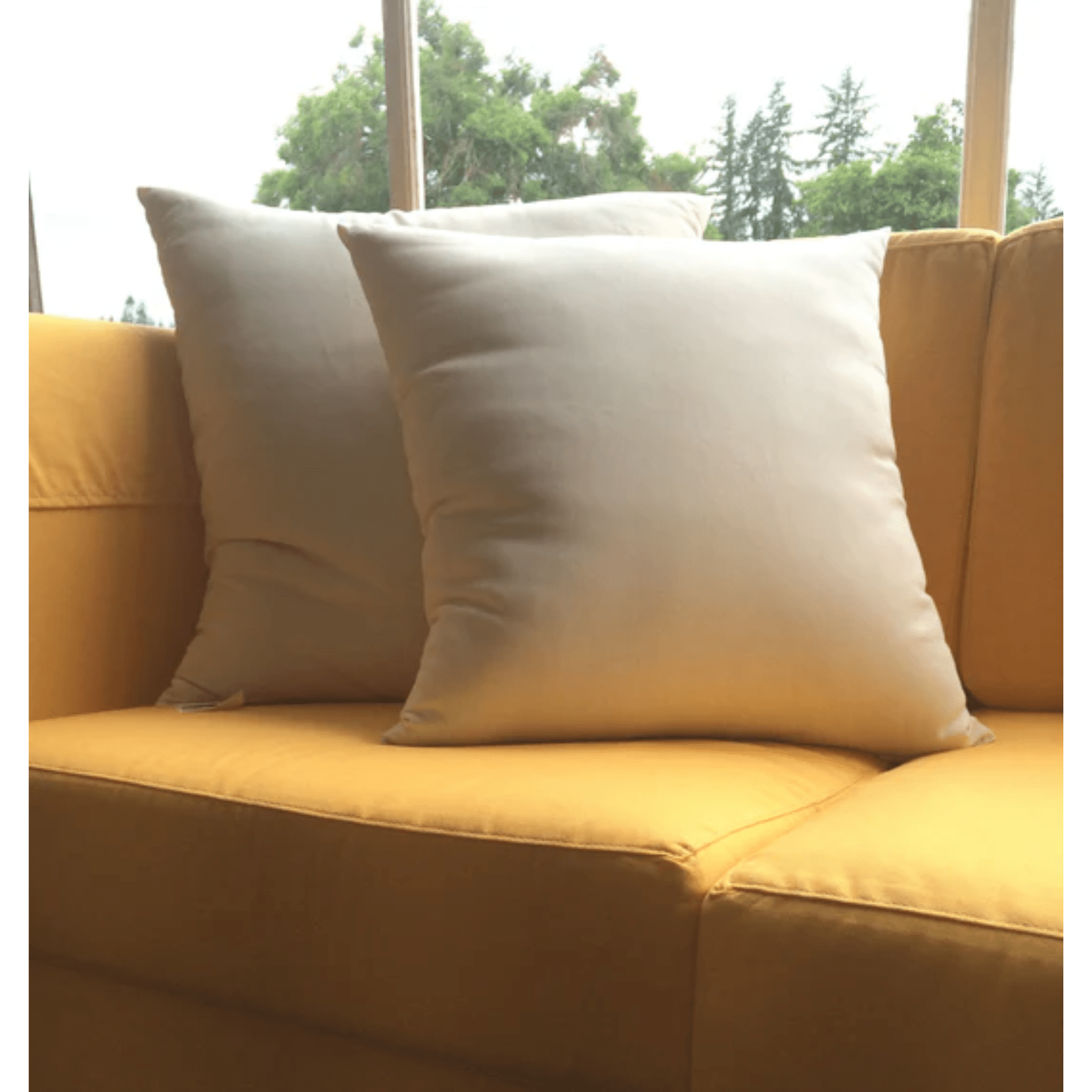 Holy Lamb Organics Throw Pillow Natural Comfortable & Stylish 22" x 22" - POWER FIT SHOP — Powering Preparedness, Health & Home