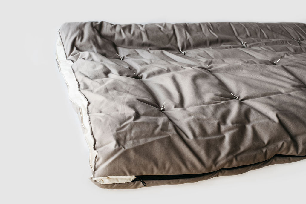 Holy Lamb Organics Natural Wool Sleeping Bag Warm Cozy Tall Size 35" x 82" - POWER FIT SHOP — Powering Preparedness, Health & Home