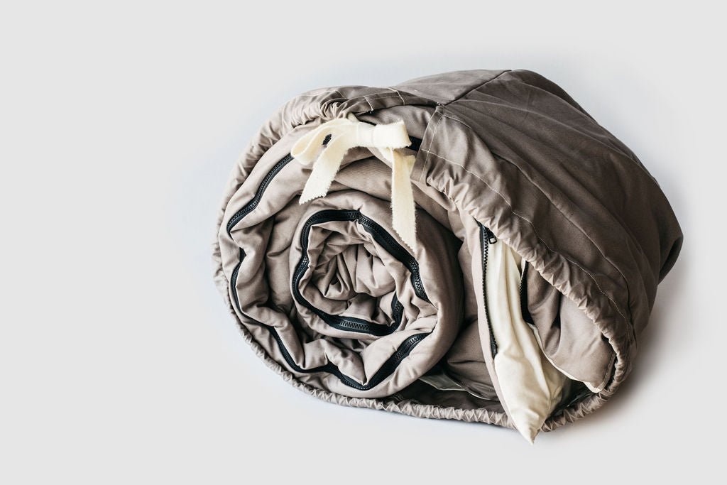 Holy Lamb Organics Natural Wool Sleeping Bag Warm Cozy Tall Size 35" x 82" - POWER FIT SHOP — Powering Preparedness, Health &amp; Home