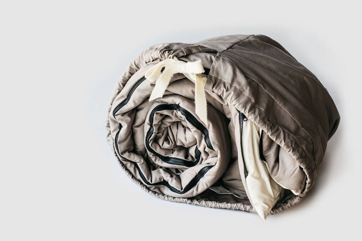 Holy Lamb Organics Natural Wool Sleeping Bag Warm Cozy Tall Size 35" x 82" - POWER FIT SHOP — Powering Preparedness, Health &amp; Home