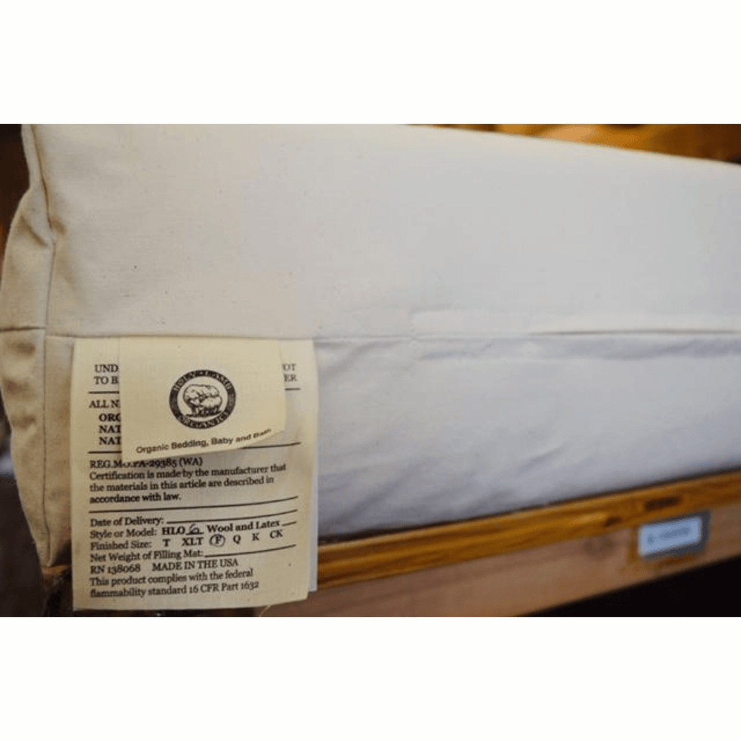 Holy Lamb Organics Wool &amp; Latex Mattress 6.5 Inch King Size 76" x 80" - POWER FIT SHOP — Powering Preparedness, Health &amp; Home