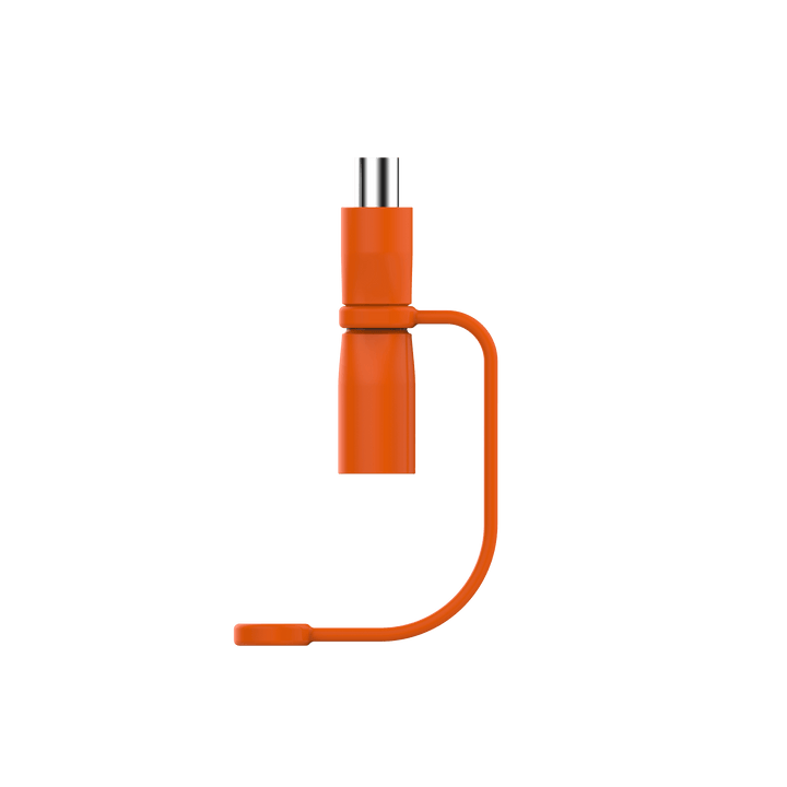 Jackery Adapter DC7909 to DC8020 100W power supply for stable charging, shown with connector ports and brand logo on the adapter