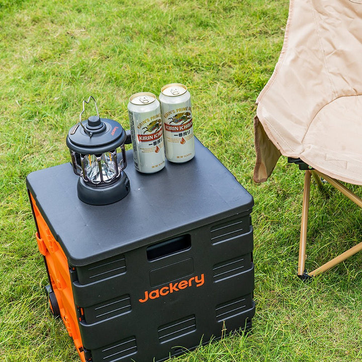 Jackery camping lantern providing bright LED light, portable design, and durable construction for outdoor camping and nighttime use.