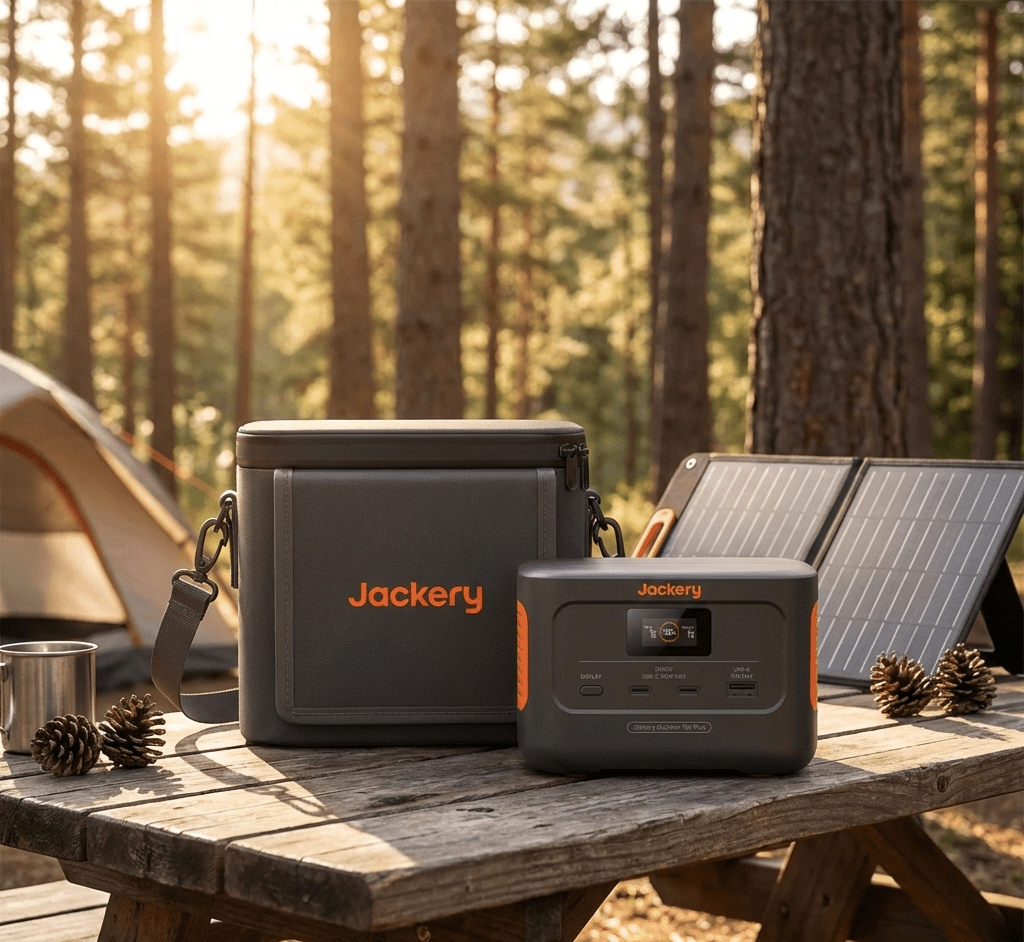 Jackery Explorer 100 Plus portable power station mini carrying bag, compact and durable for outdoor and emergency use