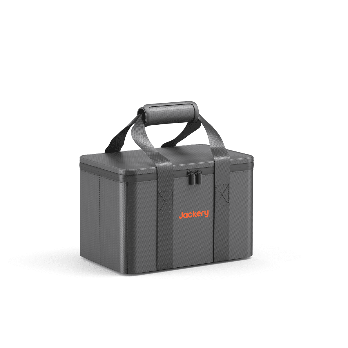 Jackery small upgraded carrying case for portable power stations, made of durable material with secure zipper closure.