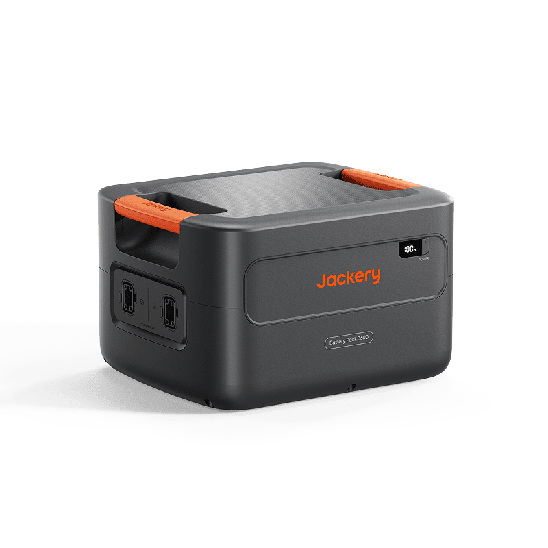 Jackery portable power station 3600 Plus battery pack with multiple charging ports for HP3600Plus, compact and lightweight design