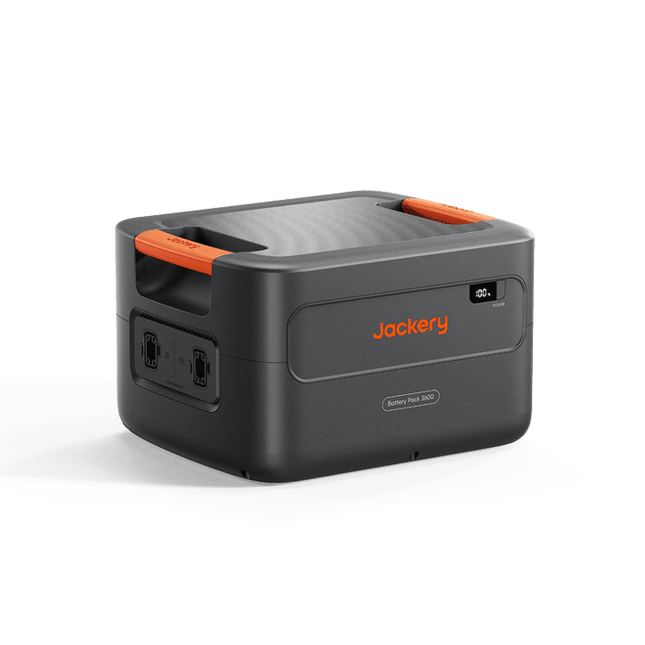 Jackery portable power station 3600 Plus battery pack with multiple charging ports for HP3600Plus, compact and lightweight design
