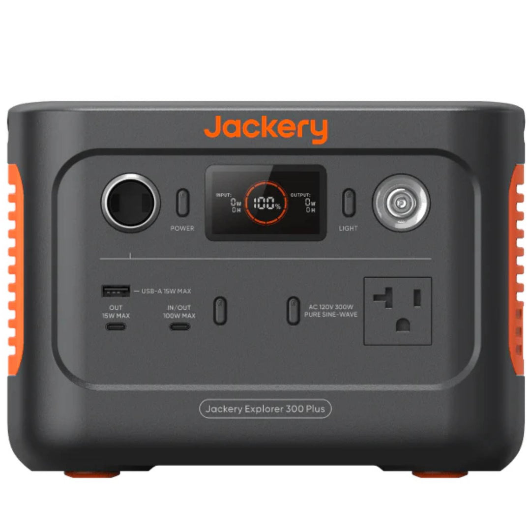 Jackery Explorer 300 Plus Solar Generator + SolarSaga 100W Portable Solar Panel - POWER FIT SHOP — Powering Preparedness, Health &amp; Home