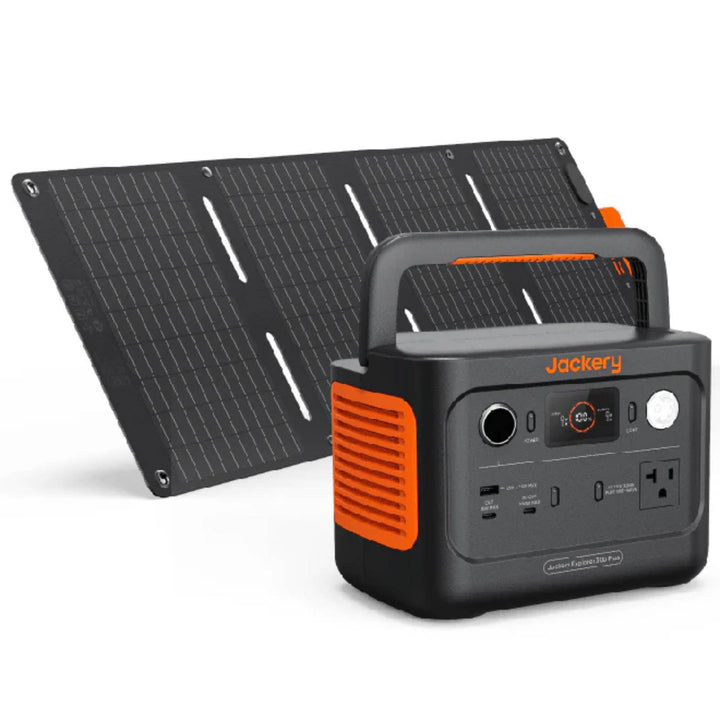 Jackery Explorer 300 Plus Solar Generator + SolarSaga 100W Portable Solar Panel - POWER FIT SHOP — Powering Preparedness, Health &amp; Home