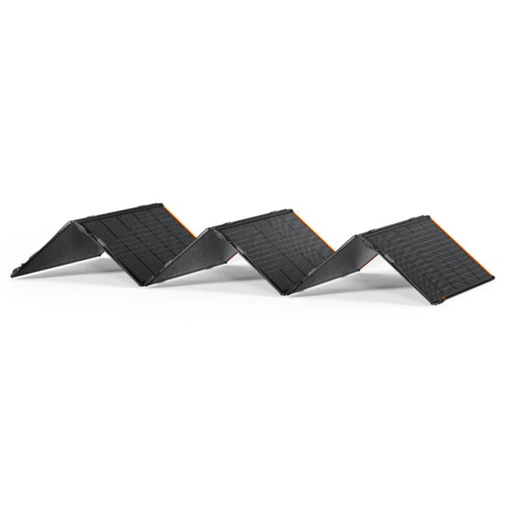 Jackery Explorer HP3000 portable power station with 3072Wh capacity and 500W solar panel for outdoor energy use