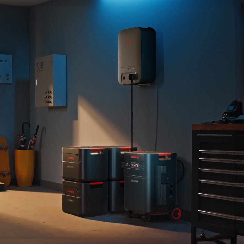 Jackery power input/output cable for charging and connecting portable power stations, designed for reliable energy transfer.