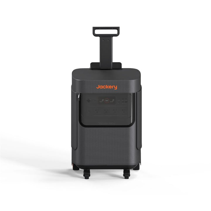 Jackery Explorer 5000 Plus protective cover in black, designed to safeguard the portable power station from dust and scratches.