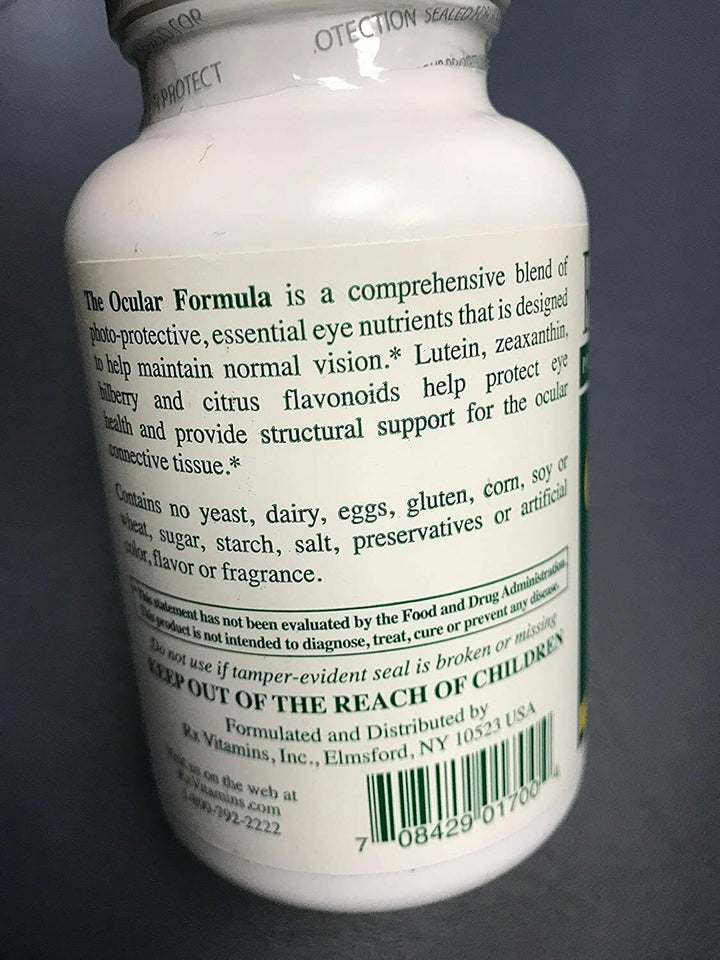 MHP Rx Vitamins for Human Ocular Formula 90 capsules supporting eye health and vision wellness.