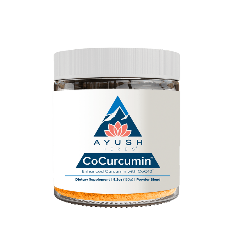 Ayush Herbs CoCurcumin Coconut Flavored Drink Mix 150 g Powder Blend - POWER FIT SHOP — Powering Preparedness, Health & Home