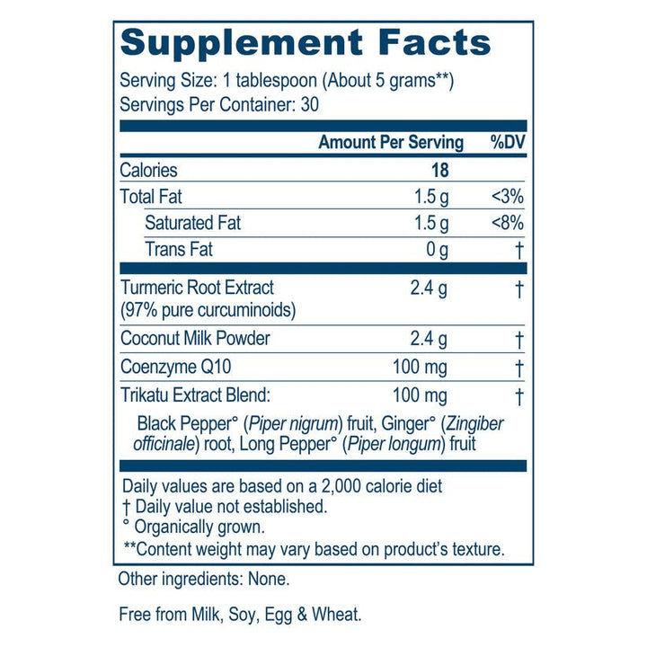 MHP Ayush Herbs CoCurcumin coconut-flavored dietary supplement powder blend in 150g jar, featuring turmeric and coconut flavor.