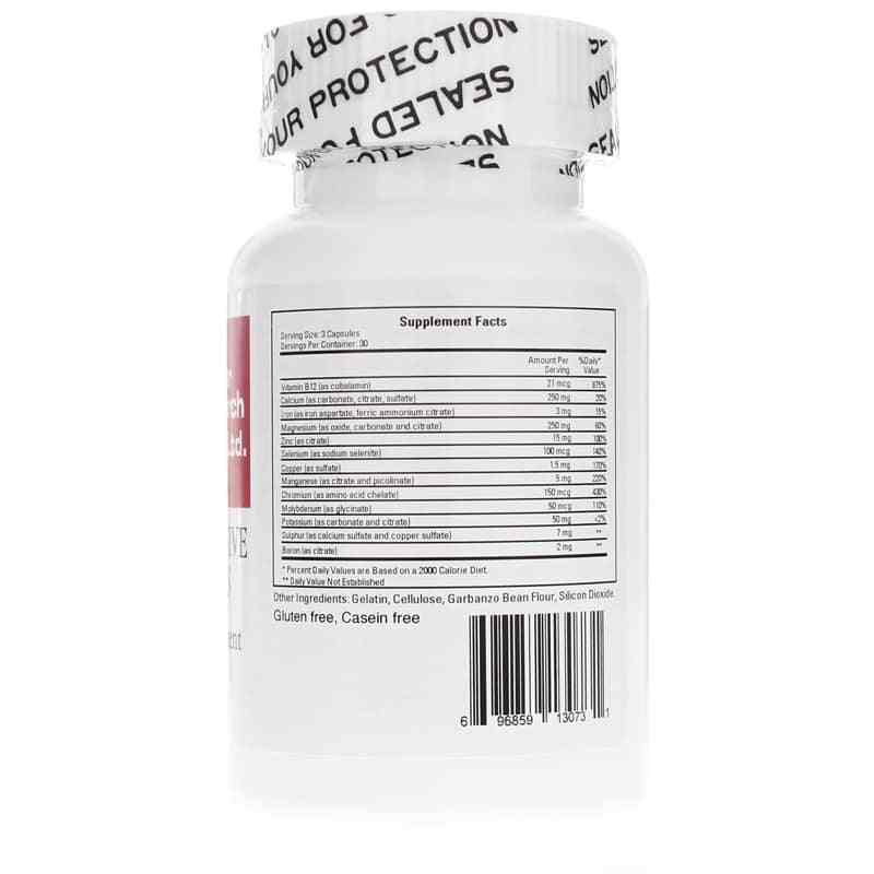 MHP Cardiovascular Research comprehensive minerals dietary supplement in a bottle of 90 capsules, designed to support heart health.