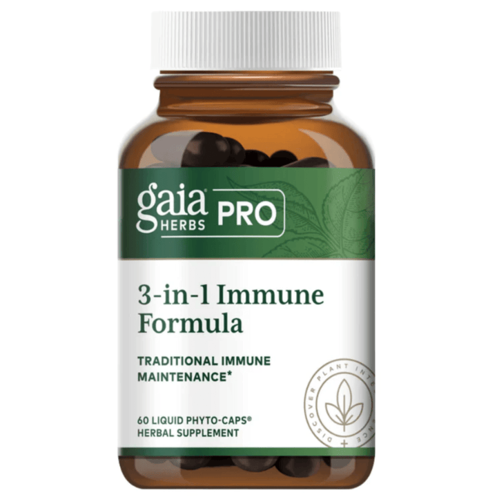 Gaia Herbs 3 - in - 1 Immune Support 60 Caps For Immune Support &amp; Stress - POWER FIT SHOP — Powering Preparedness, Health &amp; Home