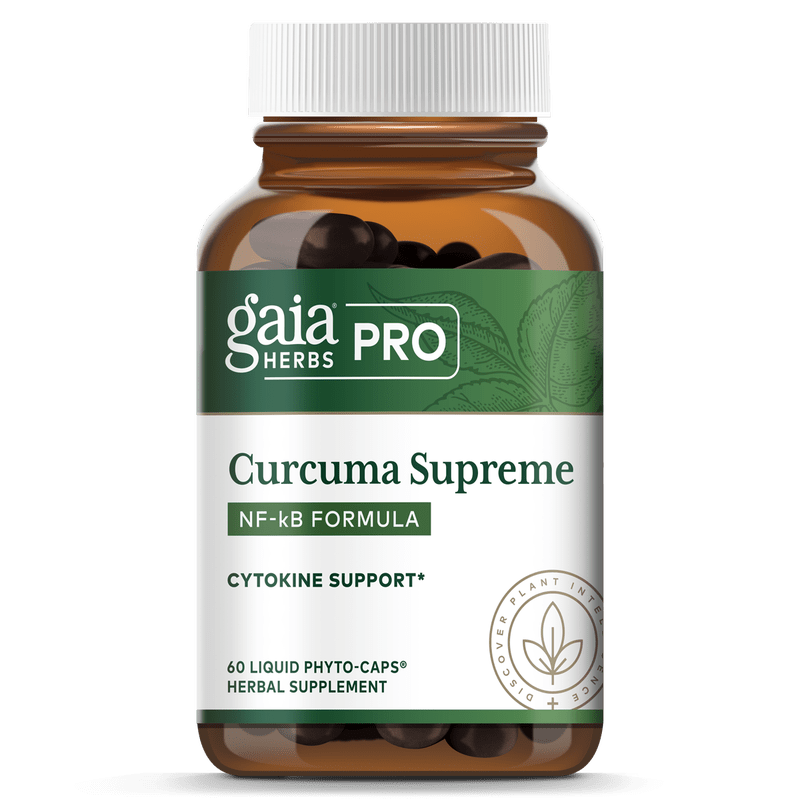 Gaia Herbs Curcuma Supreme NF kB Formula 60 Capsules Turmeric Extract - POWER FIT SHOP — Powering Preparedness, Health & Home