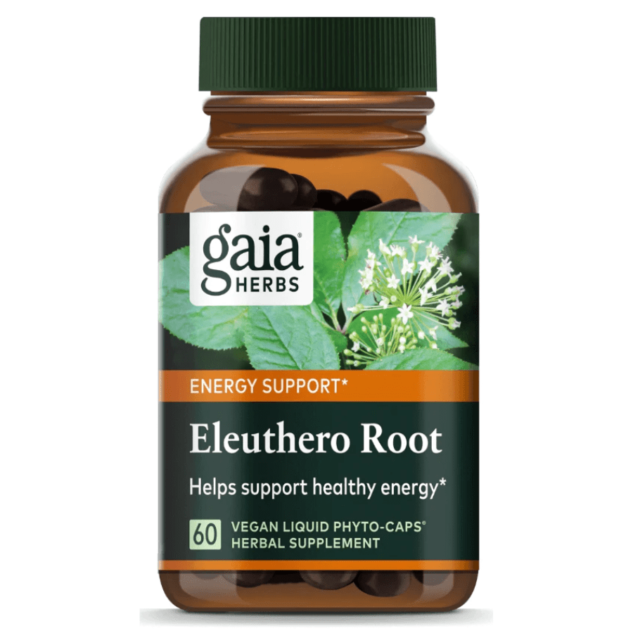Gaia Herbs Eleuthero Root 60 Capsules For Energy and Stress Support - POWER FIT SHOP — Powering Preparedness, Health & Home