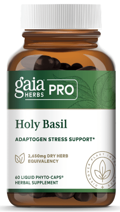 Gaia Herbs Holy Basil Herbal Supplement for General Wellness 60 Caps - POWER FIT SHOP — Powering Preparedness, Health &amp; Home