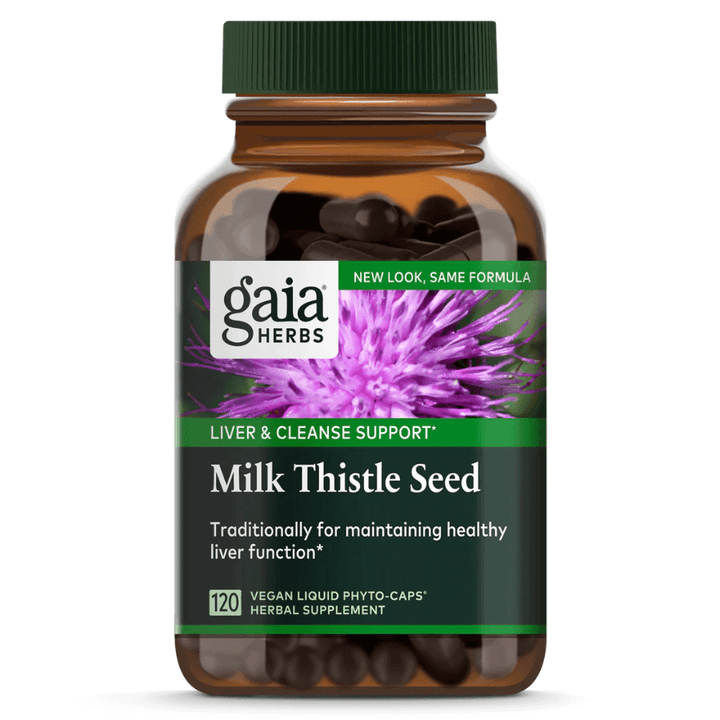 Gaia Herbs Milk Thistle 1000 120 Caps Liver Support and Detoxification - POWER FIT SHOP — Powering Preparedness, Health &amp; Home