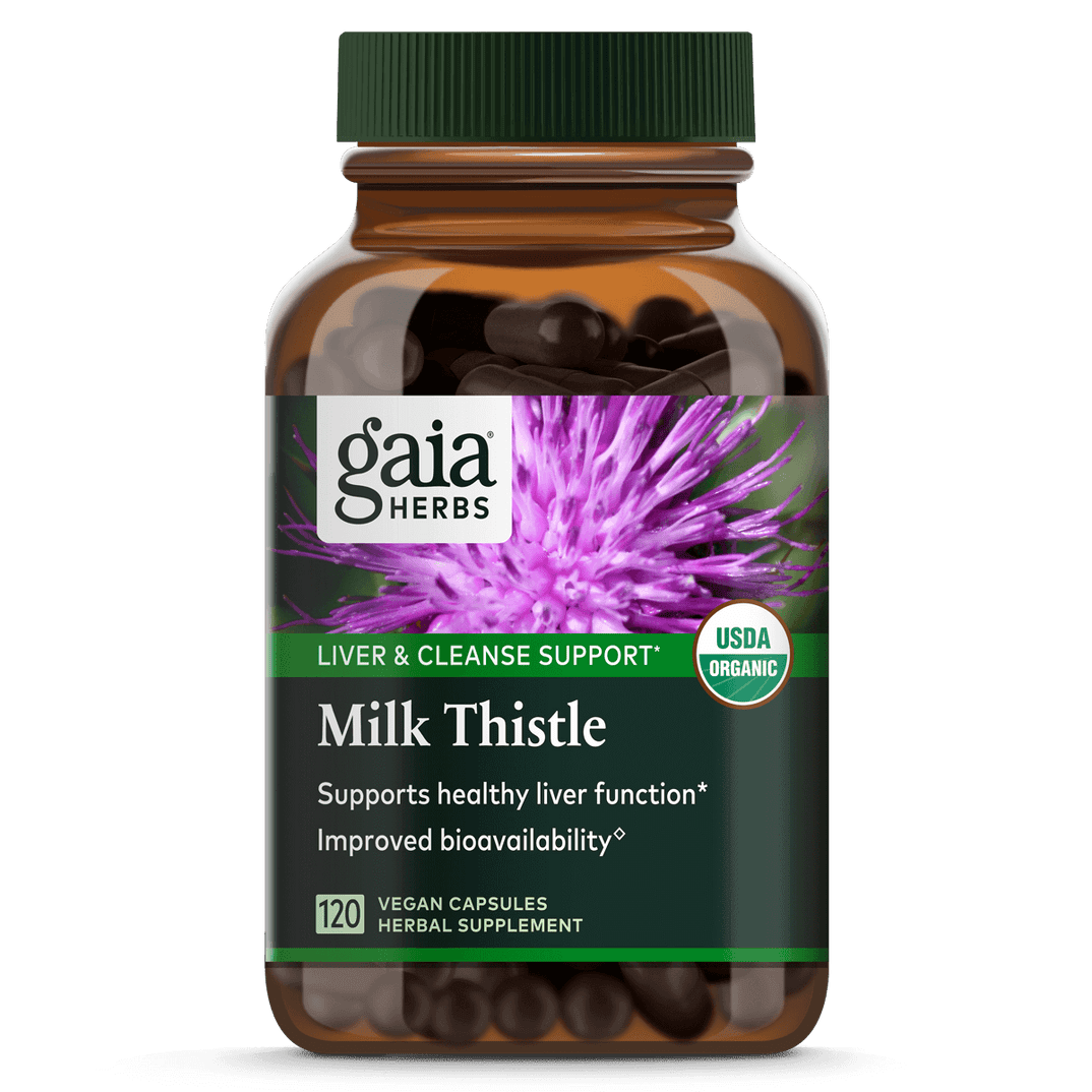 Gaia Herbs Milk Thistle 1000 120 Caps Liver Support and Detoxification - POWER FIT SHOP — Powering Preparedness, Health &amp; Home