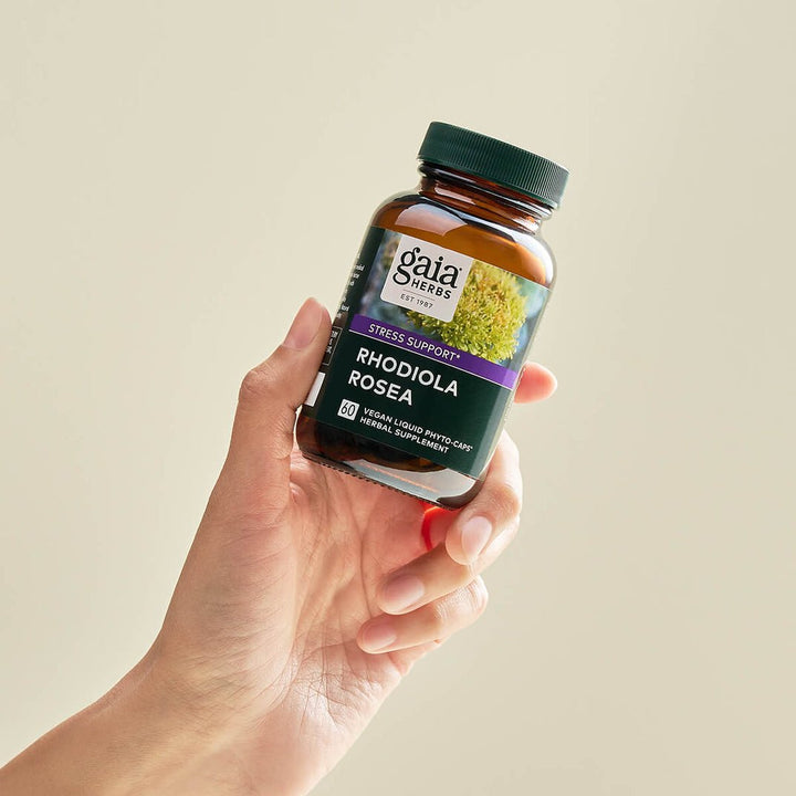 Gaia Herbs Rhodiola Rosea Herbal Supplement Root Extract 60 Liq Phyto Caps - POWER FIT SHOP — Powering Preparedness, Health &amp; Home