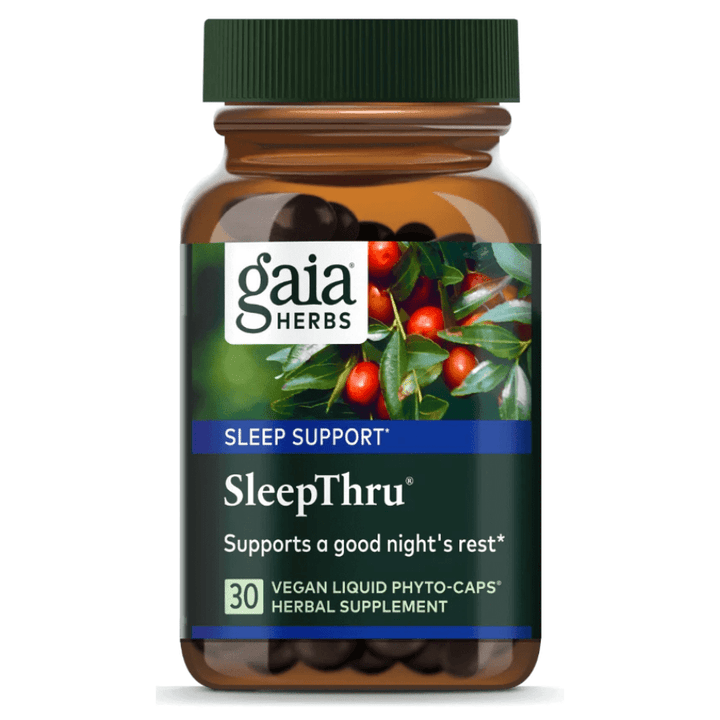 Gaia Herbs SleepThru Supports Restful Sleep Supplement 60 Capsules - POWER FIT SHOP — Powering Preparedness, Health &amp; Home