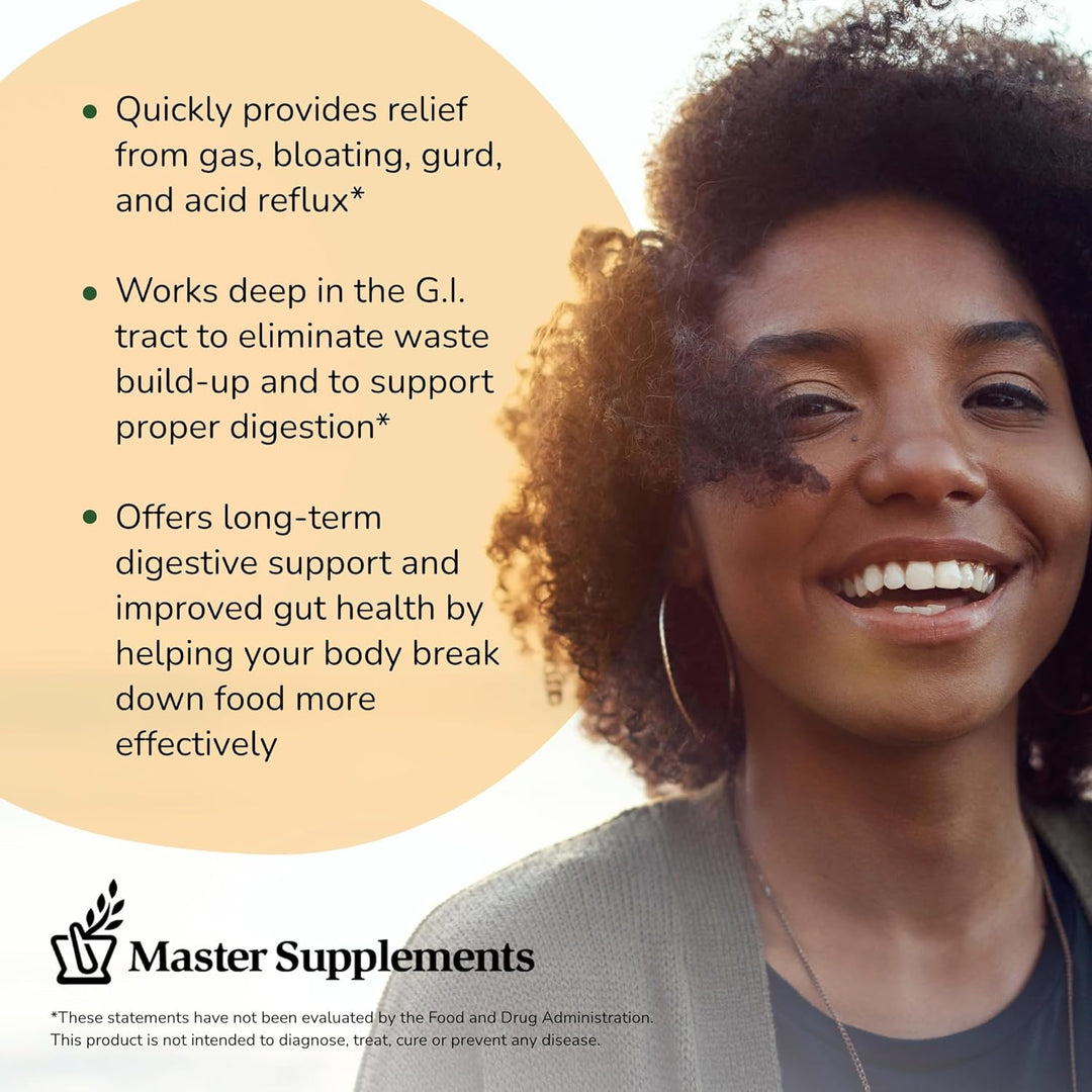 Master Supplements Enzalase Digestive Enzymes Gluten Free 50 Capsules - POWER FIT SHOP — Powering Preparedness, Health &amp; Home