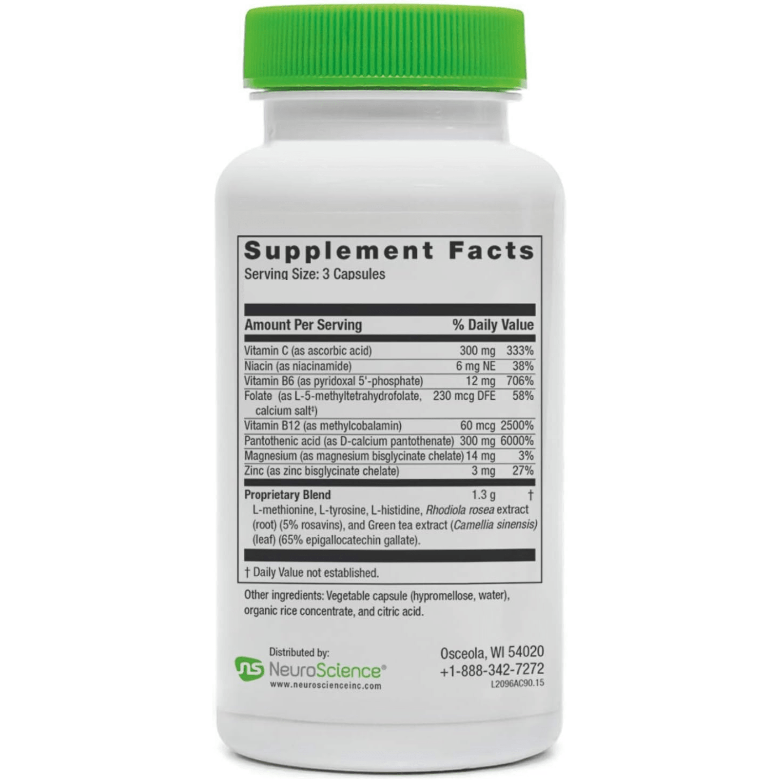 NeuroScience AdreCor B Vitamins & Herbal Extracts 90 Capsles - POWER FIT SHOP — Powering Preparedness, Health & Home