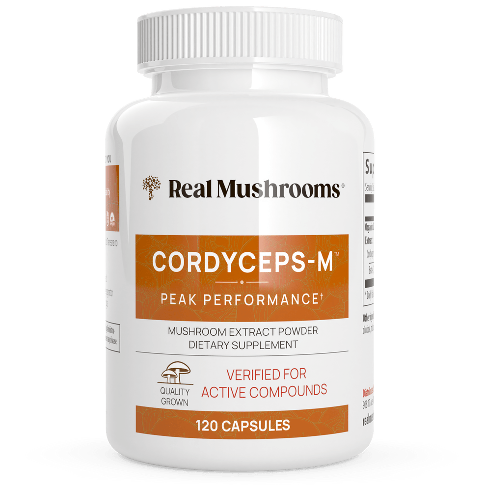 Real Mushrooms Cordyceps - M Immune Energy Support Vegan 120 Caps - POWER FIT SHOP — Powering Preparedness, Health &amp; Home