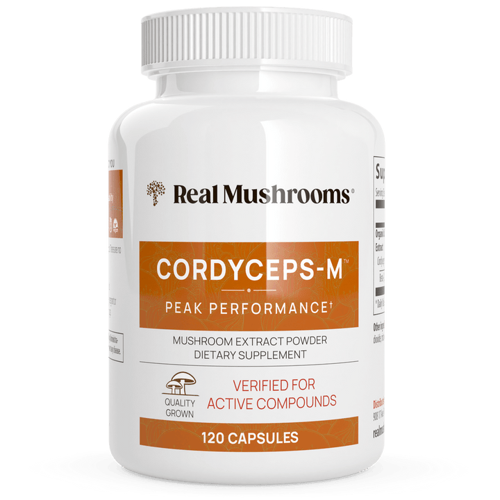 Real Mushrooms Cordyceps - M Immune Energy Support Vegan 120 Caps - POWER FIT SHOP — Powering Preparedness, Health &amp; Home
