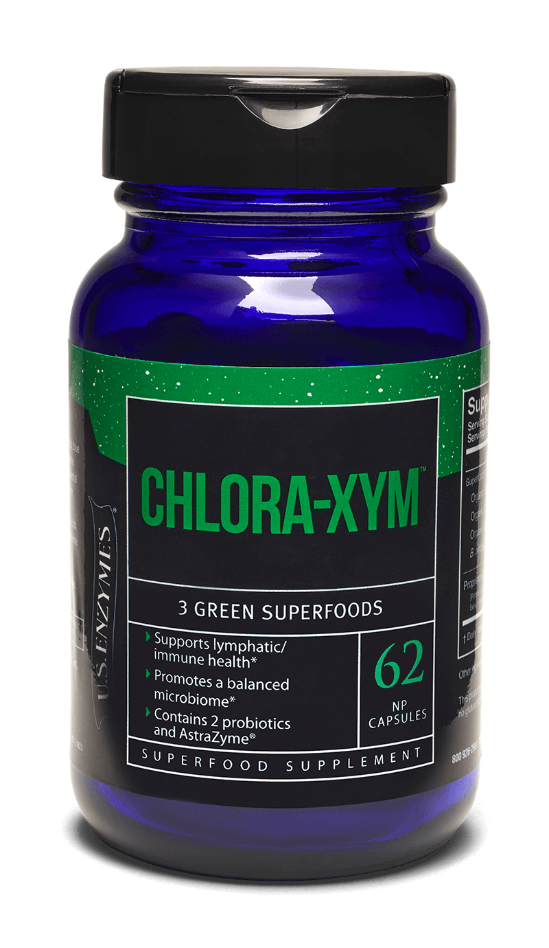Master Supplements US Enzymes CHLORA - XYM 62 Caps Superfood Supplement - POWER FIT SHOP — Powering Preparedness, Health & Home