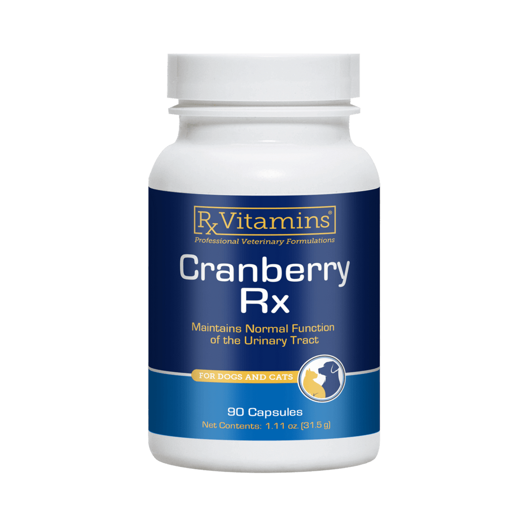 Rx Vitamins For Pets Cranberry Rx UTI Treatment 90 Capsules for Dogs and Cats
