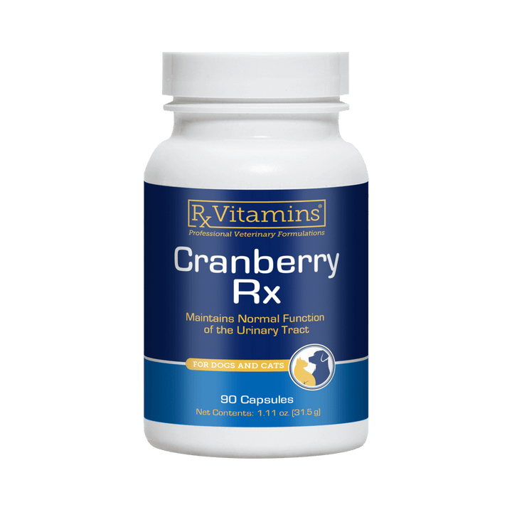 Rx Vitamins For Pets Cranberry Rx UTI Treatment 90 Capsules for Dogs and Cats