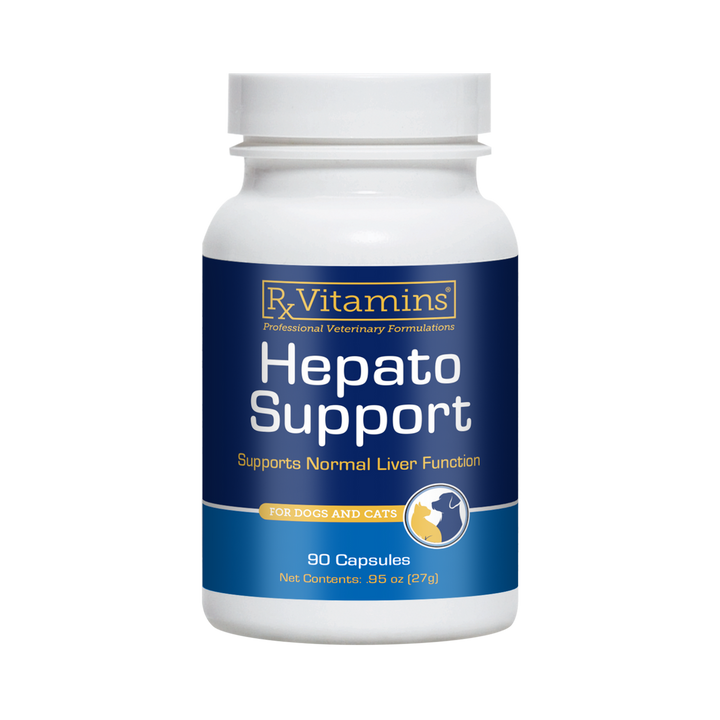 Rx Vitamins For Pets Hepato Support 90 Caps Liver Health Supplement for dogs and cats