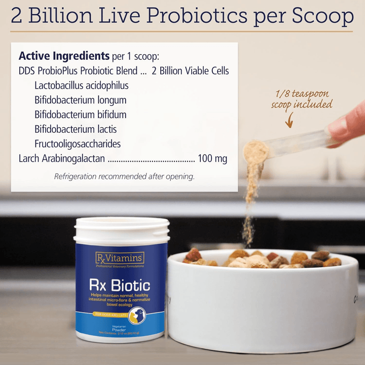 Rx Vitamins For Pets Rx Biotic Digestive Health Powder 2.12 Oz - POWER FIT SHOP — Powering Preparedness, Health &amp; Home