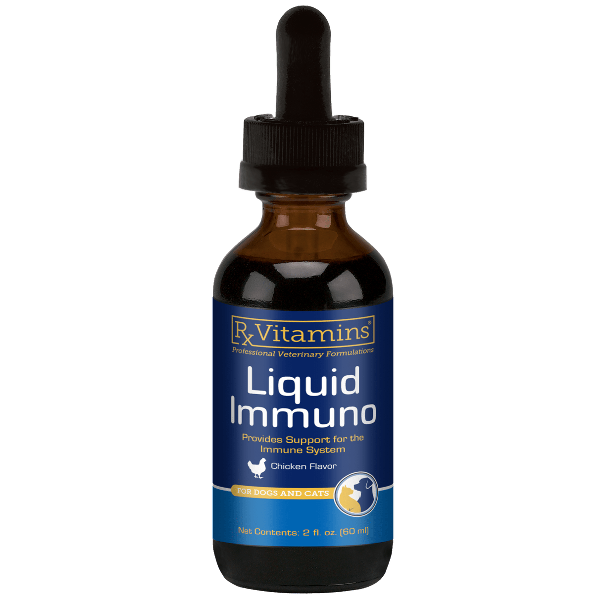 Rx Vitamins For Pets Liquid Immuno Chicken Flavor 2 Oz For Dog and Cat - POWER FIT SHOP — Powering Preparedness, Health & Home