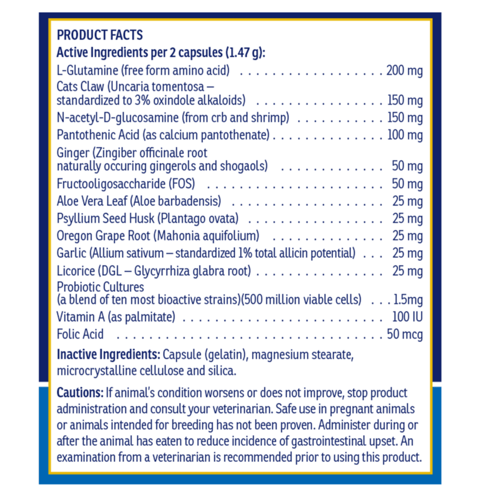Rx Vitamins For Pets NutriGest 90 Capsules Digestive Health for Pets - POWER FIT SHOP — Powering Preparedness, Health & Home