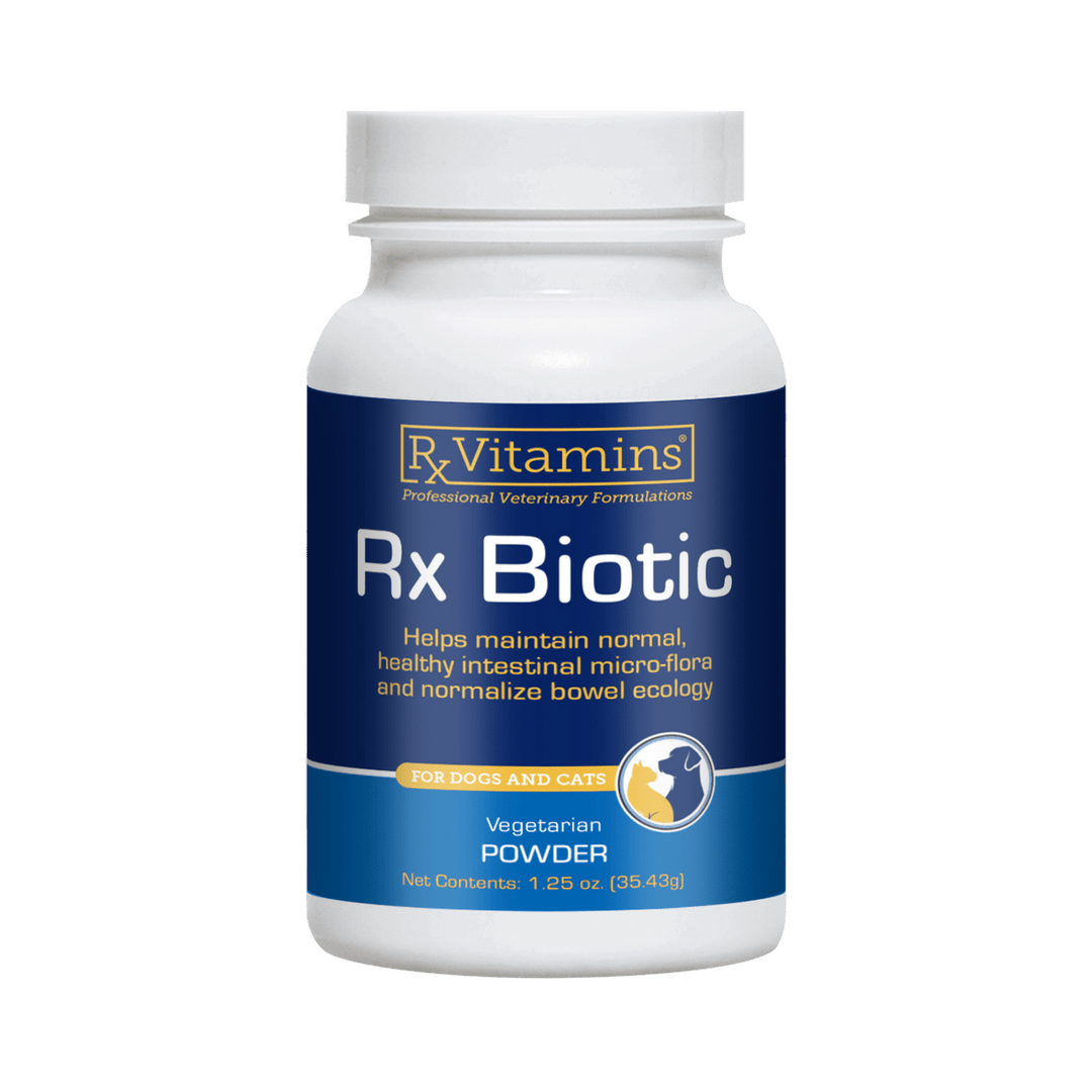 Rx Vitamins For Pets Rx Biotic 1.25Oz Hypoallergenic Vegetarian Powder - POWER FIT SHOP — Powering Preparedness, Health &amp; Home